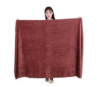 Telo Doccia Grande, Asciugamani Bagno Grandi Asciugamani da bagno di grandi dimensioni 180x200 cm, spessi, ad asciugatura rapida, morbidi, delicati sulla pelle, non perdono pelucchi(Coffee,150X200CM)