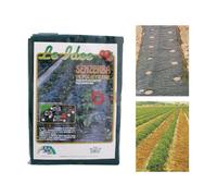 Telo foglia nera pacciamatura preforato fori sfalsati 30 cm - Ø 8 cm - L 120 cm