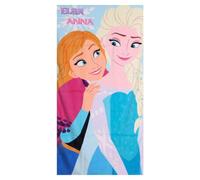 Telo Frozen 70 x 140 cm per bambini e bambine - Disney Elsa e Anna. Morbido e assorbente, ideale per la spiaggia, la piscina e il nuoto. Telo estivo per bambini dai 2 ai 10 anni.