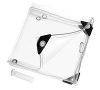 Telo Impermeabile 270 x 270 cm Resistente Alla Pioggia Tteloni Impermeabile per Esterno Pieghevole per Animali Domestici, Resistente Alle Intemperie, Con, Colore trasparente