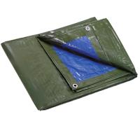 Telo Impermeabile Copri tutto Duble Face Verde/Blu Anti Pioggia Gelo e Vento