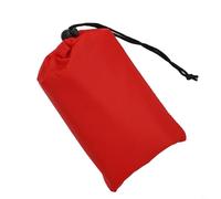 Telo impermeabile da campeggio, 200 x 140 cm, tenda parasole multifunzionale per picnic, spiaggia, escursionismo, zaino in spalla, 6 punti di ancoraggio (rosso, 140 x 200 cm)