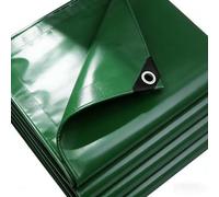 Telo Impermeabile da Esterno 170 x 330 cm Impermeabile Multiuso | Resistente e Antistrappo, Pesante con Occhielli Rinforzati Telo Telone Occhiellato per Mobili da Giardino, Verde