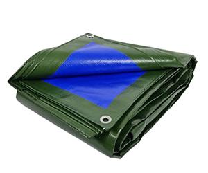 Telo impermeabile da Esterno 6x10 mt | Telone Occhiellato In Polietilene Rinforzato Antistrappo 180 gr/m² | Tendone Ombreggiante Oscurante Da Esterno Con Occhielli Antiruggine e Corda Perimetrale