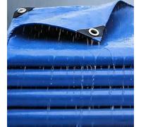 Telo Impermeabile Esterno 120 x 200 cm Impermeabile Multiuso | Resistente e Antistrappo, Pesante con Occhielli Rinforzati Telo Occhiellato Multiuso per Mobili da Giardino, Blu