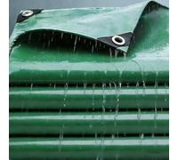 Telo Impermeabile Esterno 170 x 360 cm Impermeabile Multiuso | Resistente e Antistrappo, Pesante con Occhielli Rinforzati Telo Occhiellato Multiuso per Mobili da Giardino, Verde