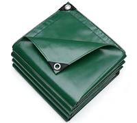 Telo Impermeabile Esterno 170 x 360 cm Impermeabile Multiuso | Resistente e Antistrappo, Pesante con Occhielli Rinforzati Telo Protettivo Multiuso per Mobili da Giardino, Verde