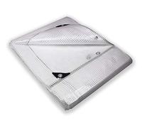 Telo Impermeabile Esterno Resistente Antistrappo Retinato Trasparente con Occhielli in Alluminio Misura cm 300x250 metri 3,0x2,5