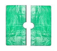 Telo impermeabile for la raccolta delle foglie, for potatura piante da giardino, con foro centrale 12 pollici, telo for degli arbusti, chiusure angolari for pulizia