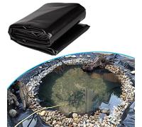 Telo Impermeabile Nero per laghetti - 11 m x 1 Metro, Ideale per laghetti da Giardino, fontane e ruscelli: la Soluzione di impermeabilizzazione Perfetta per Gli spazi Esterni.