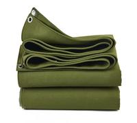 Telo impermeabile per carichi pesanti 520 g/m², occhielli rinforzati, resistente alle intemperie, raggi UV, copertura per telo da esterno per galline, tetto, piscina, laghetto, edificio, r verde 5*8m