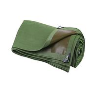 Telo Impermeabile per impieghi gravosi 1x1,5 m 1,2x1,5 m 1,8x2,4 m 2x3 m 3x4 m 3x6 m 4x6 m Telone Resistente alle intemperie con Occhielli, Foglio di Copertura in Tela Cerata (Size : 3x6m)