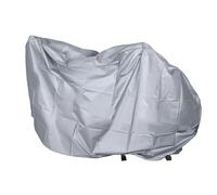 Telo impermeabile per uso esterno, resistente ai raggi UV, in poliestere, per 2 biciclette (240 x 140 cm), colore argento, peso piuma (230 g) (240 x 140)