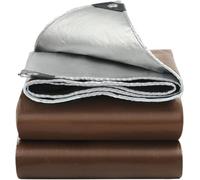 Telo Impermeabile Resistente 2x4m, Teloni con Occhielli, Rivestimento Lamidato su Entrambi I Lati, con Bordi Rinforzati, per La Copertura di Forniture da Campeggio PLT da Giardino, 3x9m