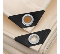 Telo impermeabile resistente con occhielli, telo beige con occhielli, tenda in PVC per mobili da giardino/corridoio/tronchi di legno/auto/campeggio all'aperto (Size : 3x4m)