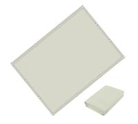 Telo impermeabile rettangolare 200 x 550 cm protezione UV 98% schermo ombreggiante esterno con occhielli & corda libera pergola patio terrazza Bei