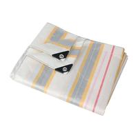 Telo Impermeabile, Telo impermeabile multiuso in polietilene Dry Top, con occhielli, copertura protettiva multiuso for casa estiva, barche, auto, campeggio, camper, piscina, tenda, strisce(3X10M)