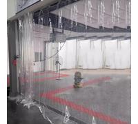 Telo Impermeabile Trasparente E Resistente, Adatto Per Tende Divisorie In Aree Di Pulizia Industriale, Tende Impermeabili Per Autolavaggi E Per Coprire Verande, Patii E Mobili Da Esterno(4x10m)