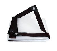 Telo Impermeabile Trasparente Telone Trasparente Occhiellato, Telo Trasparente per Esterno Teloni Pieghevoli Resistente Alle per Gazebo, Piante da Giardino di Copertura(2.5x3m/8.2x9.8ft)