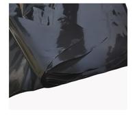 Telo in polietilene nero, 4 m x 6 m, 2,4 kg, copertura in polietilene ispessito per giardinaggio, isolamento e protezione da macerie di edifici