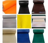 Telo in PVC da 650 gr/m², Telone Impermeabile per Esterno, Vendita al Mezzo Metro Lineare, Telo Plastica Resistente al Vento, Antipioggia, Antistrappo e Antimuffa (Blu, Altezza pezza 250CM)