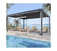 Telo in pvc for esterno con cerniera, telo in vinile trasparente da 700 g/m² di spessore,Resistente al Vento e agli Strappi,Pieghevoli Resistente alle Intemperie,per Esterni(H1xW2.5M/H3.28xW8.2ft)