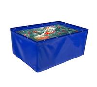 Telo in PVC resistente per stoccaggio dell'acqua all'aperto, ideale per laghetti e giardini acquatici, con valvola di scarico