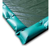 Telo invernale 13 X 7 con tubolari antivento antiribaltamento ad appoggio - per piscina 12 X 6