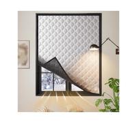 Telo Isolante Termico Finestra Pellicola Oscurante Antifreddo Kit | Questo Telo Isolante Termico Spesso Blocca Il Freddo e La Luce per Un Ambiente Caldo In Inverno(180x200 cm)