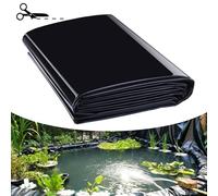 telo laghetto telo piscina telo per laghetto da giardino cascata laghetto, Telo nero resistente ai raggi UV per laghetti da giardino, laghetti per carpe koi, fontane e cascate. Dimensioni: 2