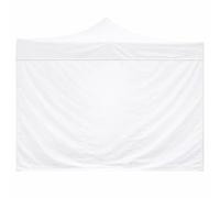 Telo laterale 2x2mt bianco impermeabile ricambio per gazebo richiudibile 2x2mt
