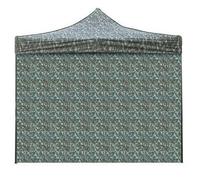 Telo laterale 3x2m militare impermeabile con porta avvolgibile per gazebo ric...