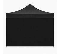 Telo Laterale per Gazebo 3x2 m Market in Tessuto Oxford Nero