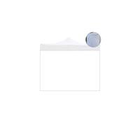 TELO LATERALE BIANCO 3x2m IMPERMEABILE RICAMBIO GAZEBO RICHIUDIBILE YOUR SELF
