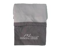 Telo Lettino Mare in Microfibra con Tasche Laterali, Elastici Antiscivolo e Cuscino Gonfiabile IRGE (Grigio)