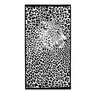 Telo mare, 100 x 180 cm, extra grande, asciugamano in microfibra per bagno o spiaggia con delfino stampato panther