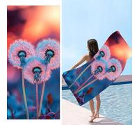 Telo Mare, 100 x 200 cm Telo Mare Microfibra Grande, La principessa di petali Asciugamano Microfibra, Asciugatura Rapida, Teli Bagno Senza Sabbia, Uomo, Donna, Spiaggia, Fitness, Yoga Teli Mares d-891