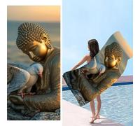 Telo Mare, 100 x 200 cm Telo Mare Microfibra Grande, Zen colomba bianca Asciugamano Microfibra, Asciugatura Rapida, Teli Bagno Senza Sabbia, Uomo, Donna, Spiaggia, Sauna, Fitness, Yoga Teli Mares d161