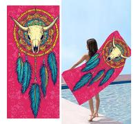 Telo Mare, 220 x 100 cm Telo Mare Microfibra Grande, La rete dei sogni Asciugamano Microfibra, Asciugatura Rapida, Teli Bagno Senza Sabbia, Uomo, Donna, Spiaggia, Sauna, Fitness, Yoga Teli Mares d-88