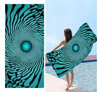 Telo Mare, 80 x 160 cm Telo Mare Microfibra Grande, astratto Asciugamano Microfibra, Asciugatura Rapida, Teli Bagno Senza Sabbia, Uomo, Donna, Bambina, Spiaggia, Sauna, Fitness, Yoga Teli Mares d-186