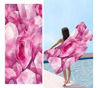 Telo Mare, 80 x 160 cm Telo Mare Microfibra Grande, gemma Asciugamano Microfibra, Asciugatura Rapida, Teli Bagno Senza Sabbia, Uomo, Donna, Bambina, Spiaggia, Sauna, Fitness, Yoga Teli Mares d-34