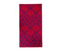 Telo mare 90x165 cm decoro rosso