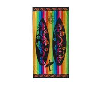 Telo mare 90x165 cm surf arcobaleno multicolore