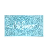 Telo mare 90x170 cm turchese maculato Summer azzurro