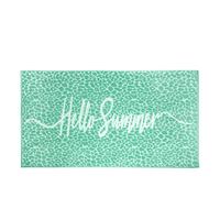 Telo mare 90x170 cm verde maculato Summer verde