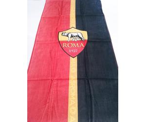Telo mare A.S Roma ufficiale 70x140 cm spugna di cotone. A683