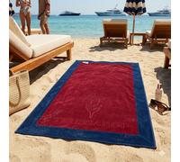 Telo Mare asciugamano da spiaggia TRUSSARDI Levriero bordeaux