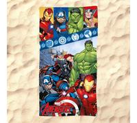 Telo Mare Cartoni Animati - Telo Piscina per Bambini - 140x70 cm, 100% Cotone