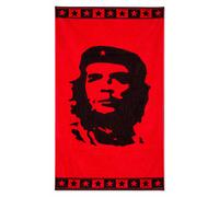 Telo Mare Che Guevara Rosso spugna cotone jaquard egiziano asciugamano 90x165 cm