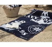 TELO MARE CON CUSCINO GONFIABILE FREE STYLE BLU MARINE BUSINESS